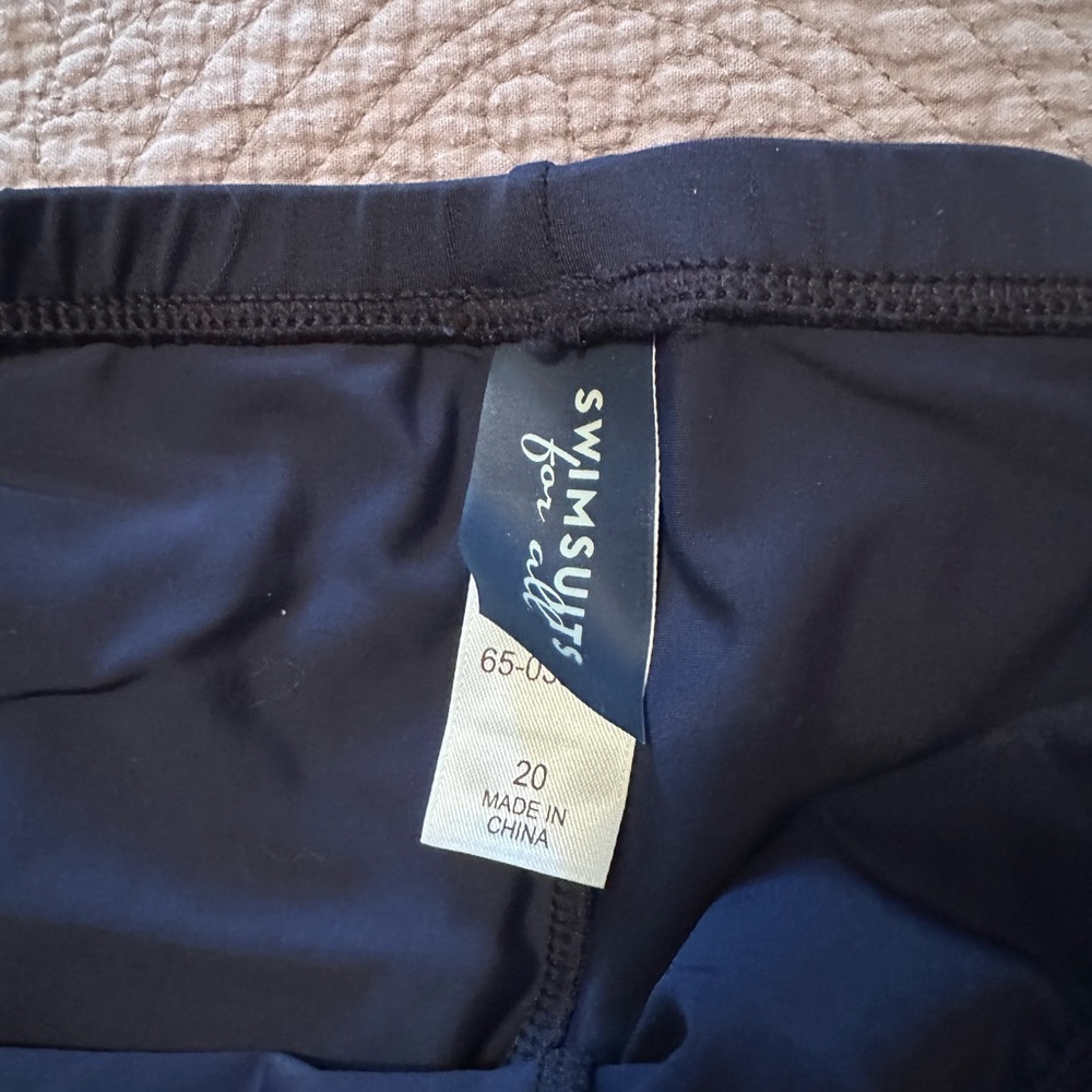 Swimsuits For All Navy Swim Bottom